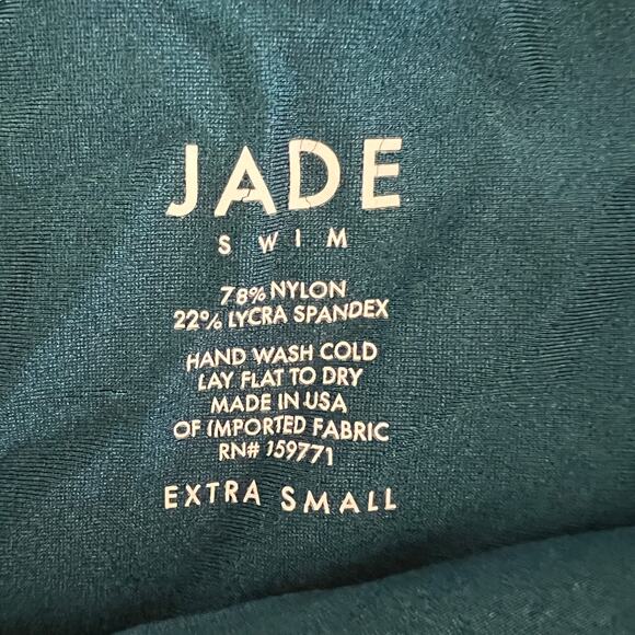 JADE SWIM Incline Bikini Bottom in Teal Sheen NWOT XS - Picture 6 of 6